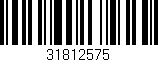 Código de barras (EAN, GTIN, SKU, ISBN): '31812575'