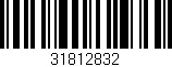 Código de barras (EAN, GTIN, SKU, ISBN): '31812832'