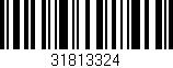 Código de barras (EAN, GTIN, SKU, ISBN): '31813324'
