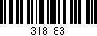 Código de barras (EAN, GTIN, SKU, ISBN): '318183'