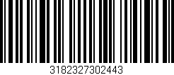 Código de barras (EAN, GTIN, SKU, ISBN): '3182327302443'