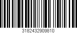 Código de barras (EAN, GTIN, SKU, ISBN): '3182432909810'