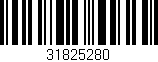 Código de barras (EAN, GTIN, SKU, ISBN): '31825280'
