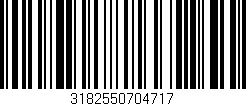 Código de barras (EAN, GTIN, SKU, ISBN): '3182550704717'