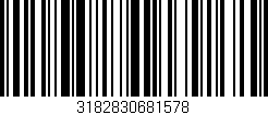 Código de barras (EAN, GTIN, SKU, ISBN): '3182830681578'