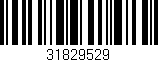 Código de barras (EAN, GTIN, SKU, ISBN): '31829529'