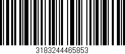 Código de barras (EAN, GTIN, SKU, ISBN): '3183244465853'