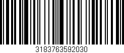 Código de barras (EAN, GTIN, SKU, ISBN): '3183763592030'