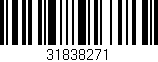 Código de barras (EAN, GTIN, SKU, ISBN): '31838271'