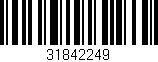 Código de barras (EAN, GTIN, SKU, ISBN): '31842249'