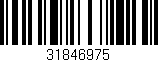Código de barras (EAN, GTIN, SKU, ISBN): '31846975'