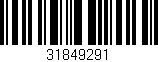 Código de barras (EAN, GTIN, SKU, ISBN): '31849291'