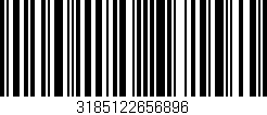 Código de barras (EAN, GTIN, SKU, ISBN): '3185122656896'