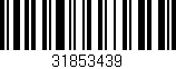 Código de barras (EAN, GTIN, SKU, ISBN): '31853439'