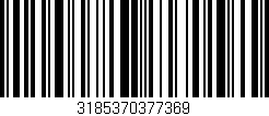 Código de barras (EAN, GTIN, SKU, ISBN): '3185370377369'