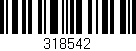 Código de barras (EAN, GTIN, SKU, ISBN): '318542'