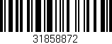 Código de barras (EAN, GTIN, SKU, ISBN): '31858872'