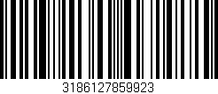 Código de barras (EAN, GTIN, SKU, ISBN): '3186127859923'