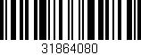 Código de barras (EAN, GTIN, SKU, ISBN): '31864080'