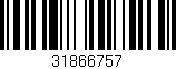 Código de barras (EAN, GTIN, SKU, ISBN): '31866757'