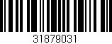 Código de barras (EAN, GTIN, SKU, ISBN): '31879031'