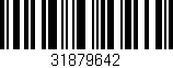 Código de barras (EAN, GTIN, SKU, ISBN): '31879642'