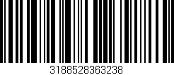 Código de barras (EAN, GTIN, SKU, ISBN): '3188528363238'