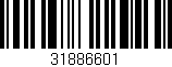 Código de barras (EAN, GTIN, SKU, ISBN): '31886601'