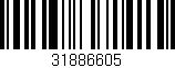 Código de barras (EAN, GTIN, SKU, ISBN): '31886605'