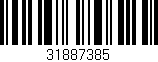 Código de barras (EAN, GTIN, SKU, ISBN): '31887385'