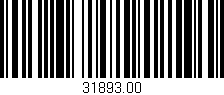 Código de barras (EAN, GTIN, SKU, ISBN): '31893.00'