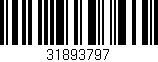 Código de barras (EAN, GTIN, SKU, ISBN): '31893797'
