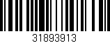 Código de barras (EAN, GTIN, SKU, ISBN): '31893913'