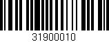 Código de barras (EAN, GTIN, SKU, ISBN): '31900010'