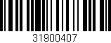 Código de barras (EAN, GTIN, SKU, ISBN): '31900407'