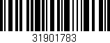 Código de barras (EAN, GTIN, SKU, ISBN): '31901783'
