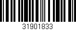 Código de barras (EAN, GTIN, SKU, ISBN): '31901833'