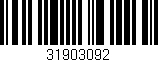 Código de barras (EAN, GTIN, SKU, ISBN): '31903092'