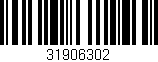 Código de barras (EAN, GTIN, SKU, ISBN): '31906302'