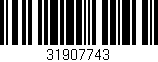 Código de barras (EAN, GTIN, SKU, ISBN): '31907743'
