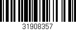 Código de barras (EAN, GTIN, SKU, ISBN): '31908357'