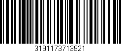 Código de barras (EAN, GTIN, SKU, ISBN): '3191173713921'