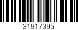 Código de barras (EAN, GTIN, SKU, ISBN): '31917395'
