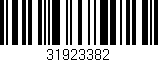 Código de barras (EAN, GTIN, SKU, ISBN): '31923382'