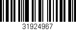Código de barras (EAN, GTIN, SKU, ISBN): '31924967'