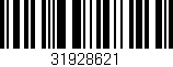 Código de barras (EAN, GTIN, SKU, ISBN): '31928621'