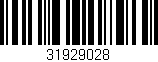 Código de barras (EAN, GTIN, SKU, ISBN): '31929028'