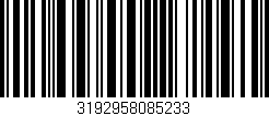 Código de barras (EAN, GTIN, SKU, ISBN): '3192958085233'