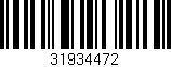 Código de barras (EAN, GTIN, SKU, ISBN): '31934472'