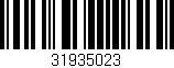 Código de barras (EAN, GTIN, SKU, ISBN): '31935023'